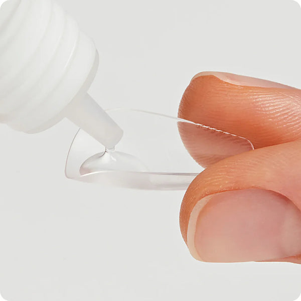 Gently massage into nail